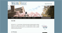 Desktop Screenshot of mcguirecpa.com