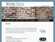 Tablet Screenshot of mcguirecpa.com